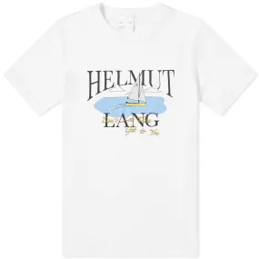 Helmut Lang x Saintwoods Ocean Logo TeeWhite