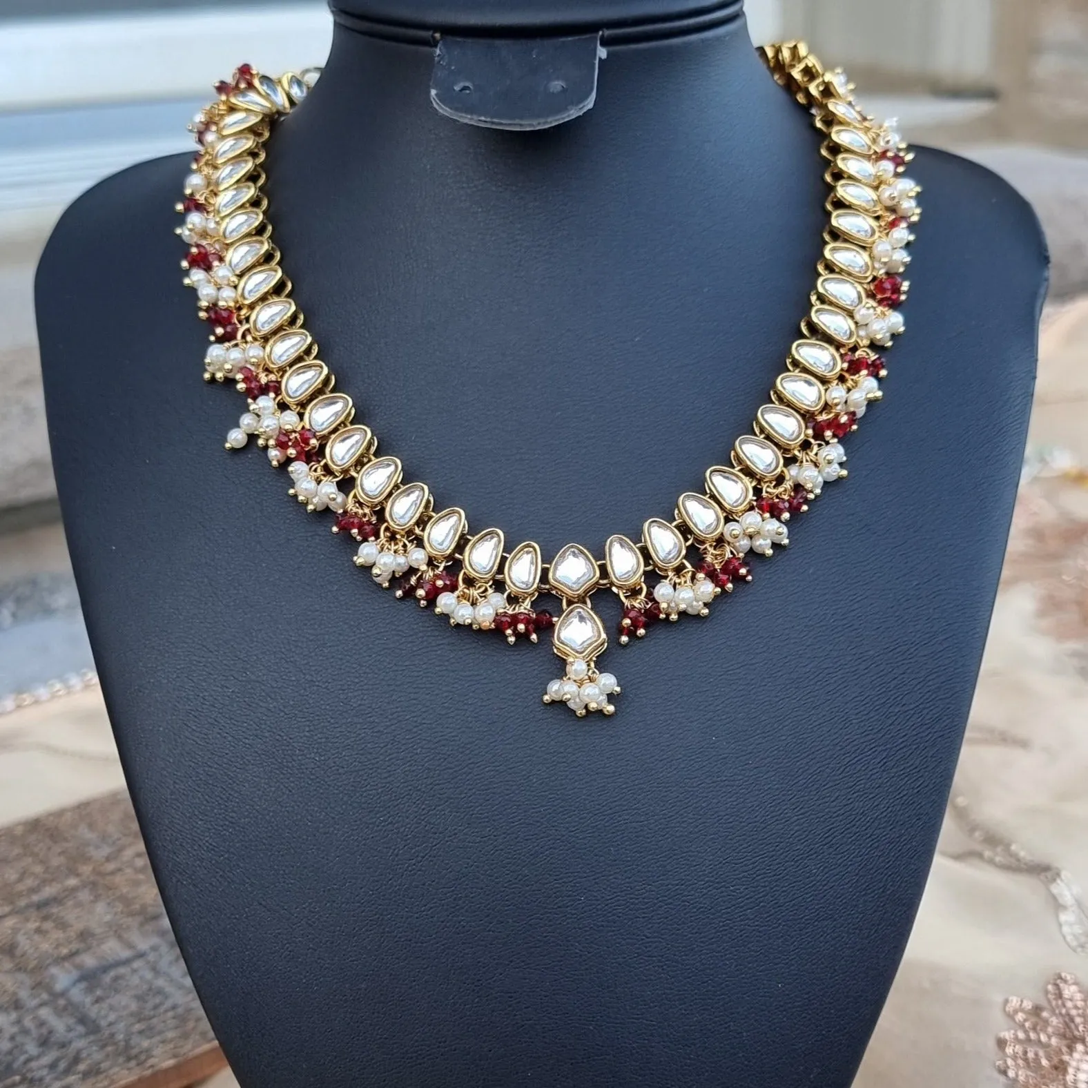 High quality Uncut Kundan Polki Necklace