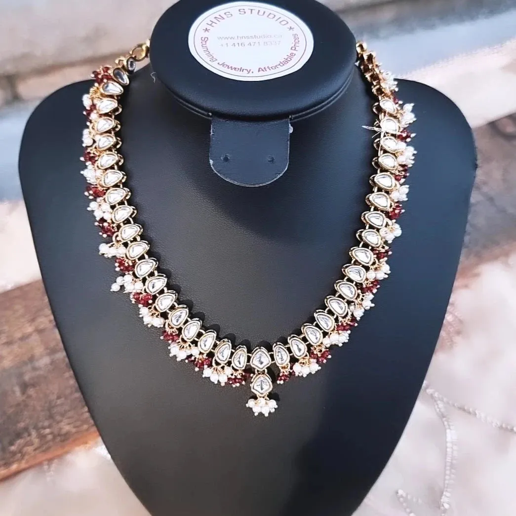 High quality Uncut Kundan Polki Necklace