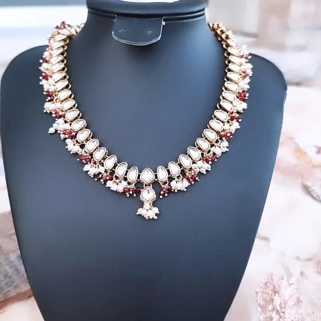 High quality Uncut Kundan Polki Necklace