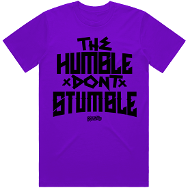 HUMBLE : Sneaker Shirt to Match : Purple