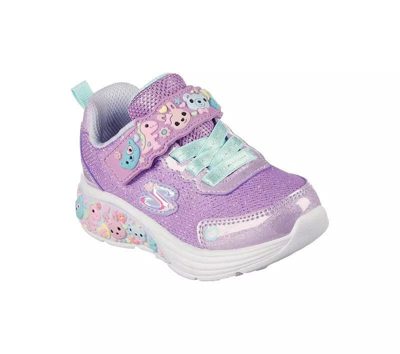 Infants Skechers Trainers Lavender Strap My Dreamers 303155N LVMT