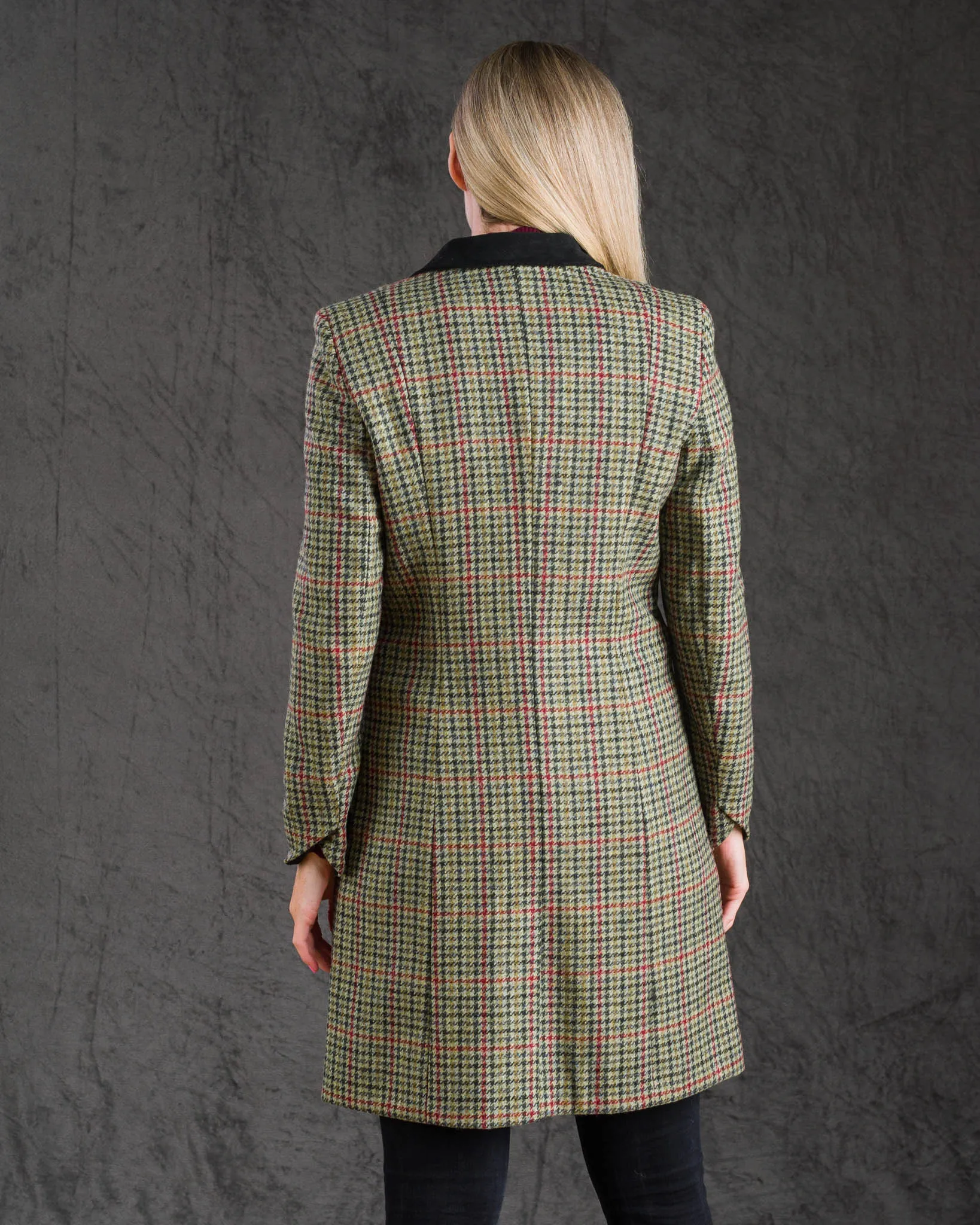 Isabella Tweed Coat - Hacking Check