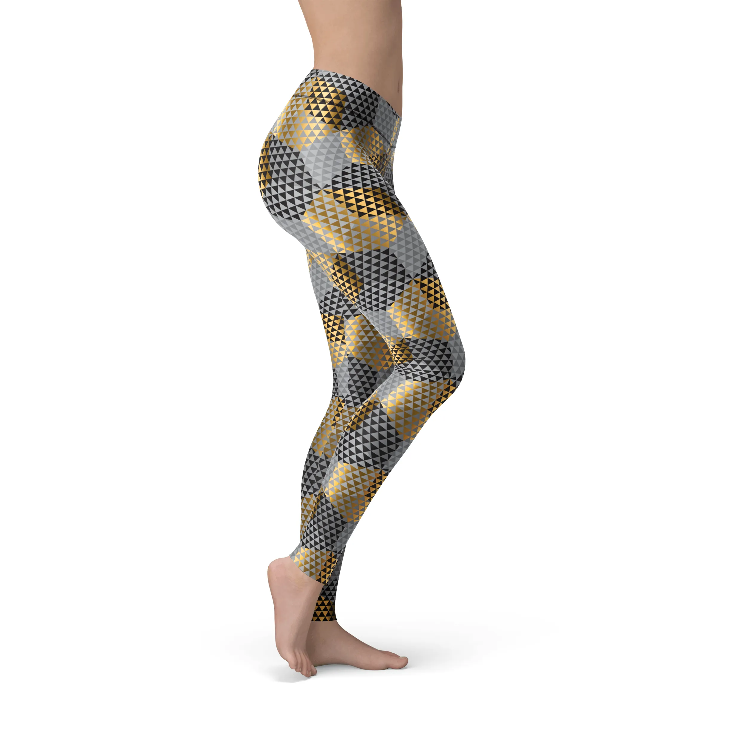 Jean Golden Geometric Leggings