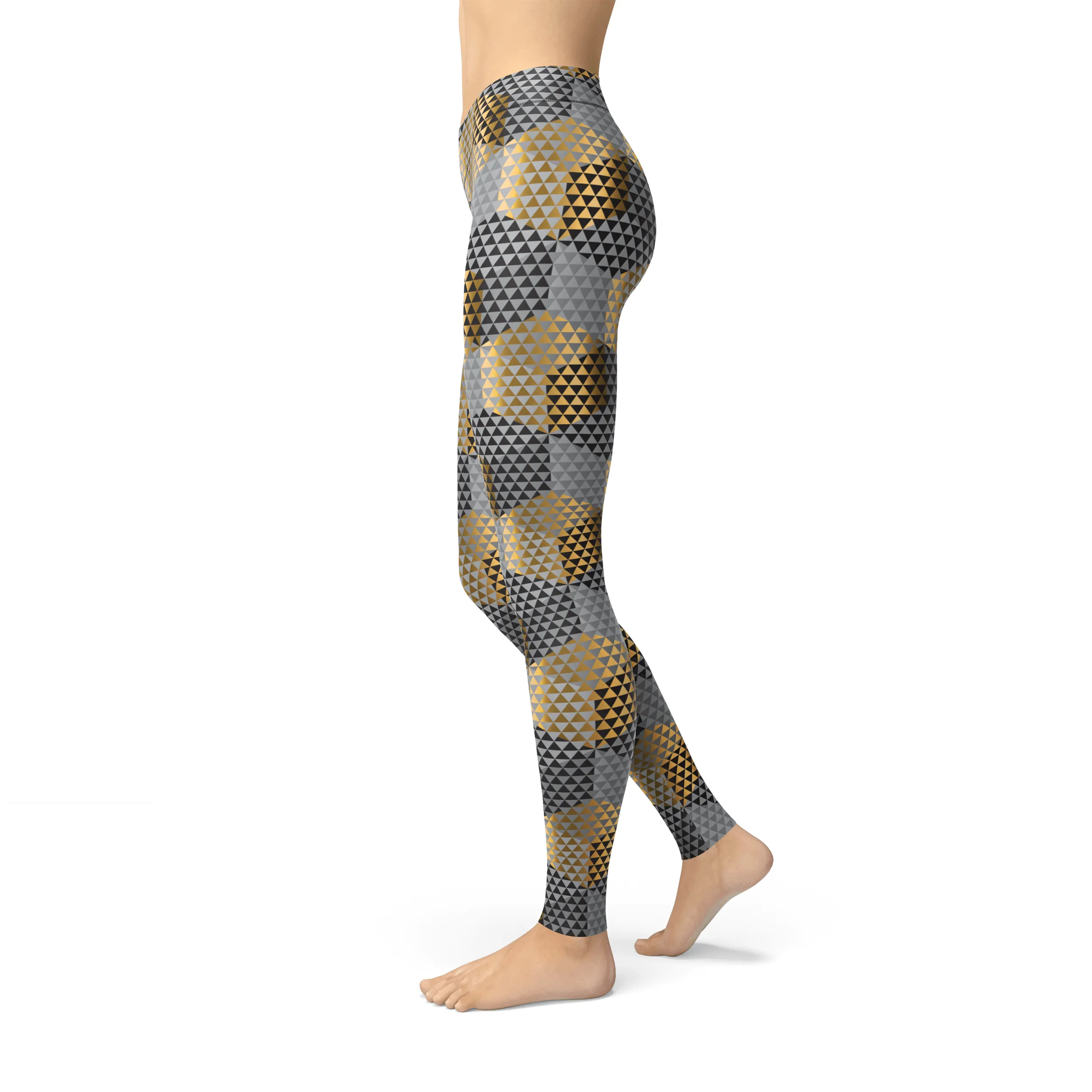 Jean Golden Geometric Leggings