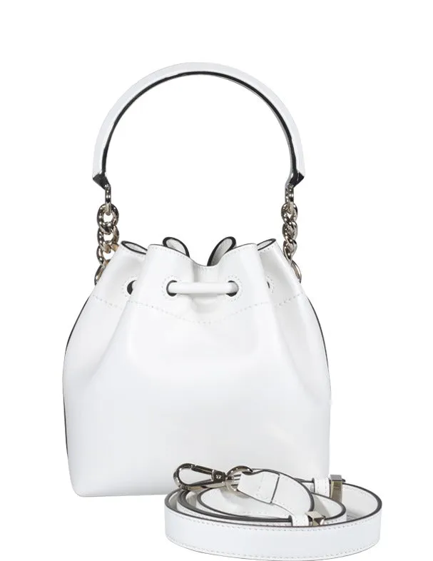 Jimmy Choo Bon Bon Logo Detailed Bucket Bag