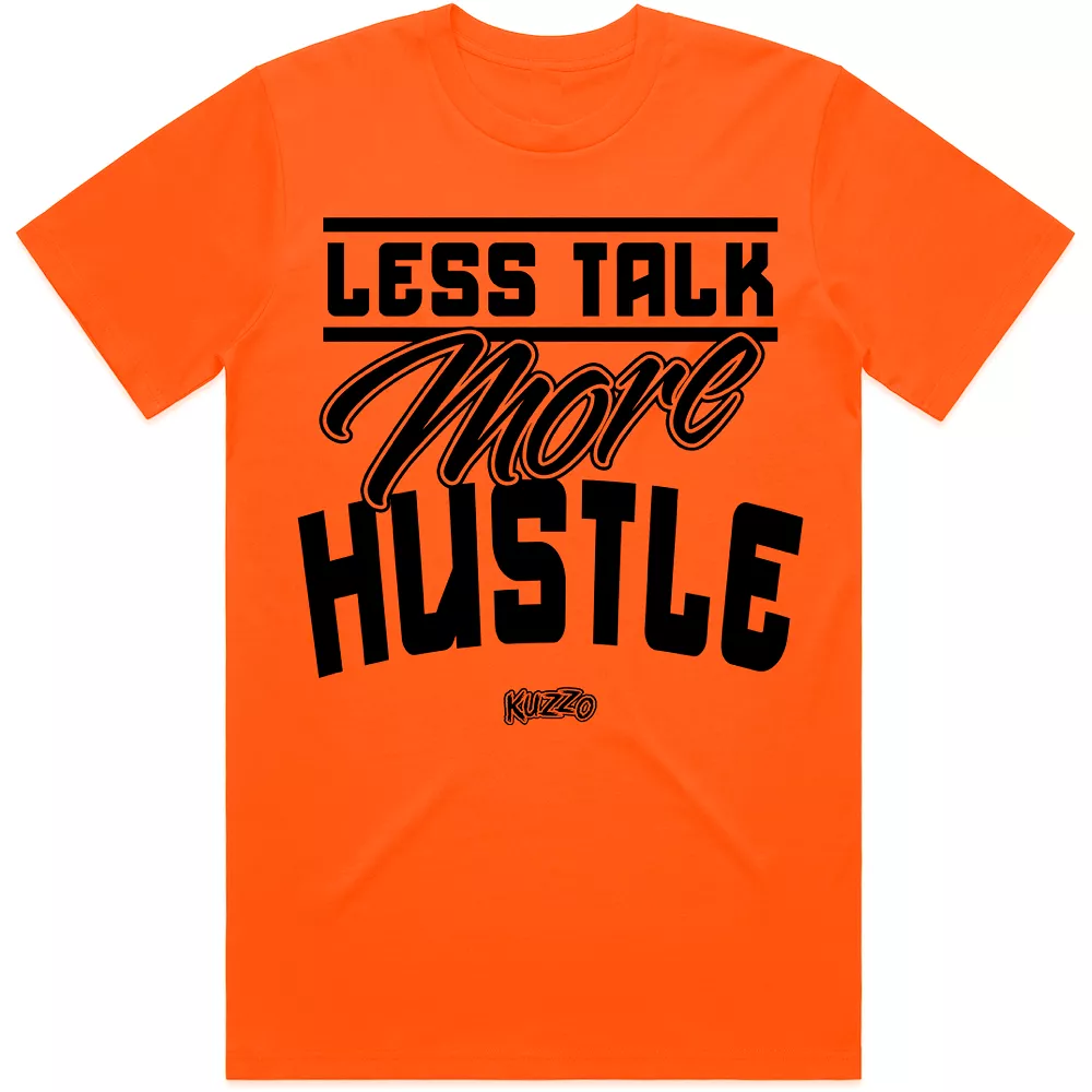 LESS TALK : Blood Orange Sneaker Tees Shirt (black ink)