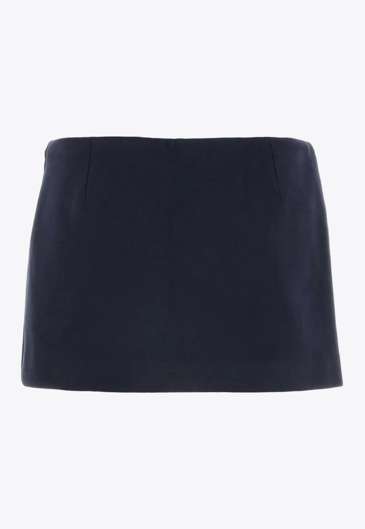 Logo-Embroidered Padded Mini Skirt