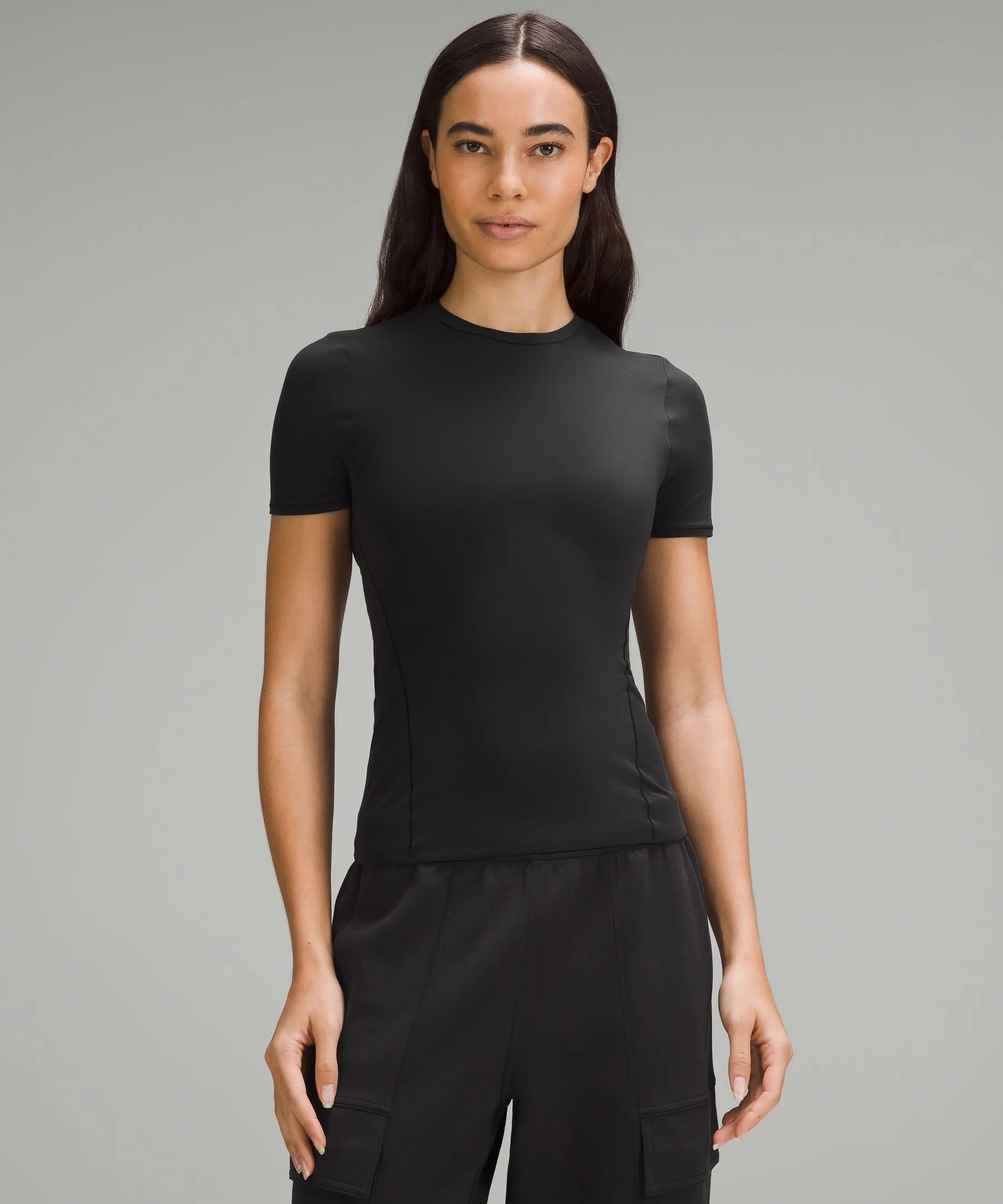 lululemon athletica Wundermost Ultra-Soft Nulu Hip-Length Crew Short-Sleeve Shirt | Women's Short Sleeve Shirts & Tee&#