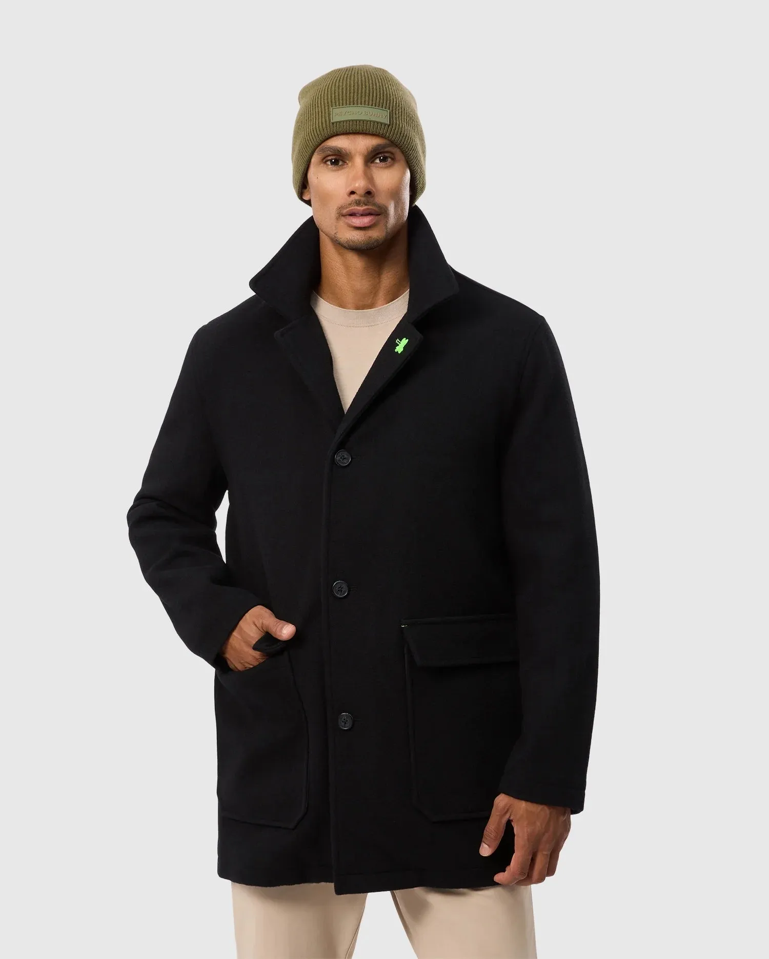 MENS STAFFORD WOOL BLEND COAT - B6N551D200