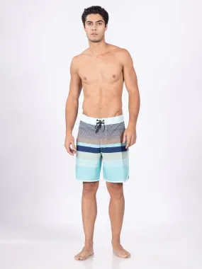 Mid-Rise Mint Quick Dry Swim Shorts Men