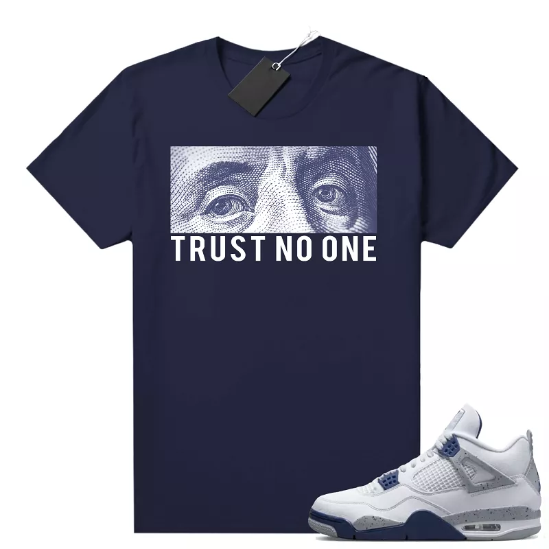 Midnight Navy 4s Sneaker Match T Shirt