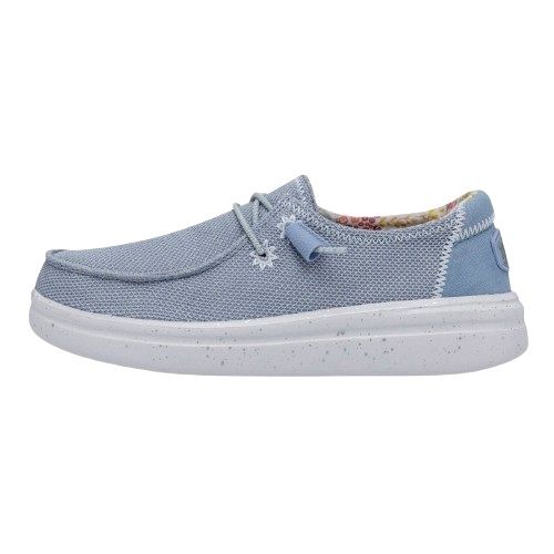 MOCASSINO HEY DUDE DONNA WENDY RISE STRETCH W LILLAC HD.40076/535