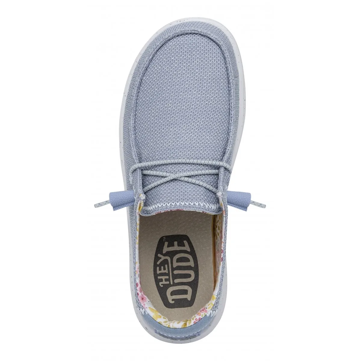 MOCASSINO HEY DUDE DONNA WENDY RISE STRETCH W LILLAC HD.40076/535