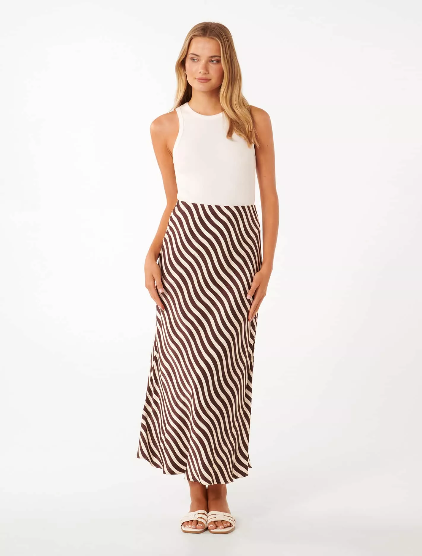 Monica Bias Maxi Skirt