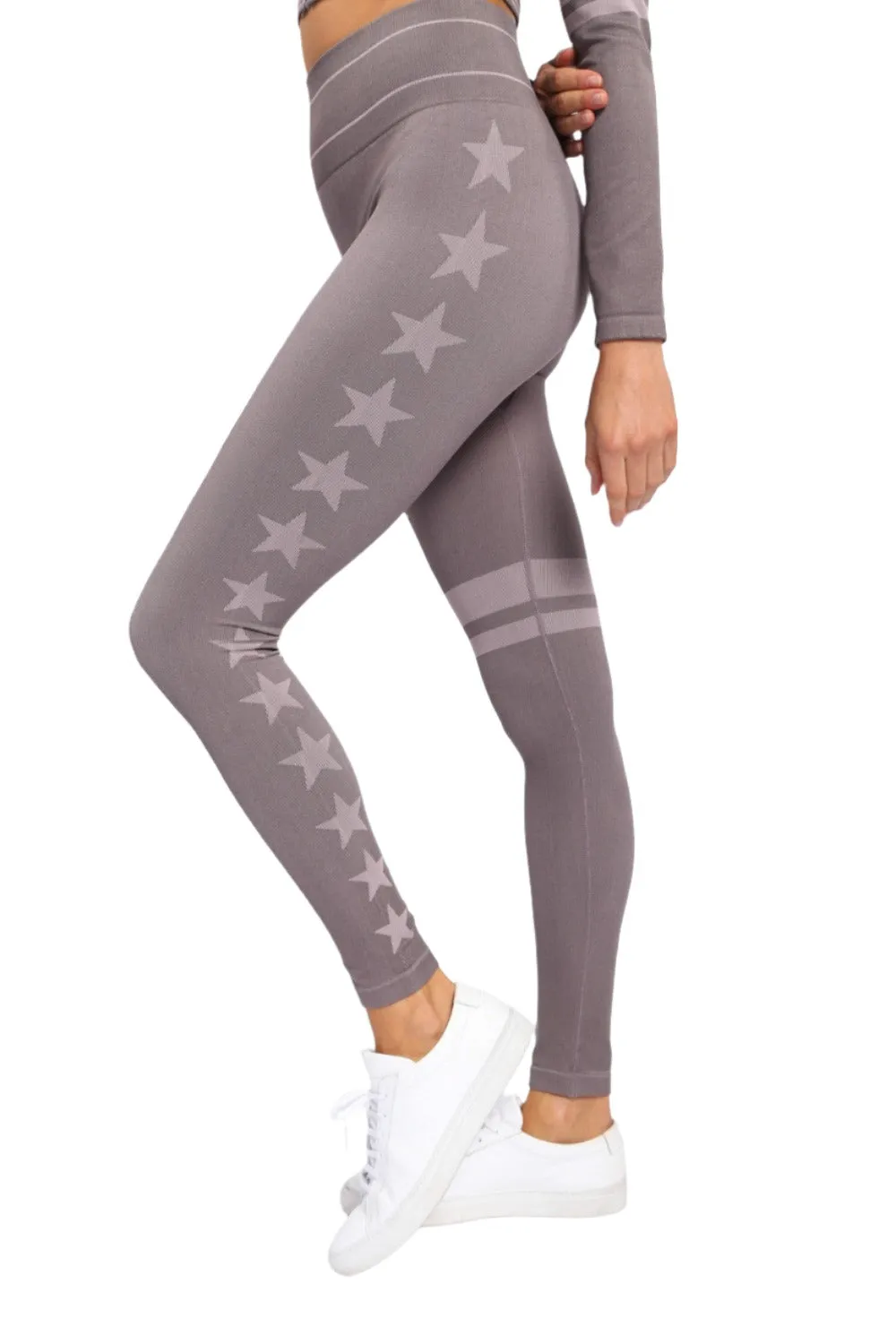 Mono B Stars and Stripes Seamless Legging APH-A0992