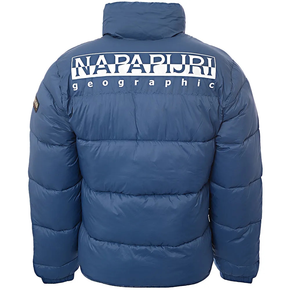 Napapijri Men's Blue A-Suomi Puffer Jacket