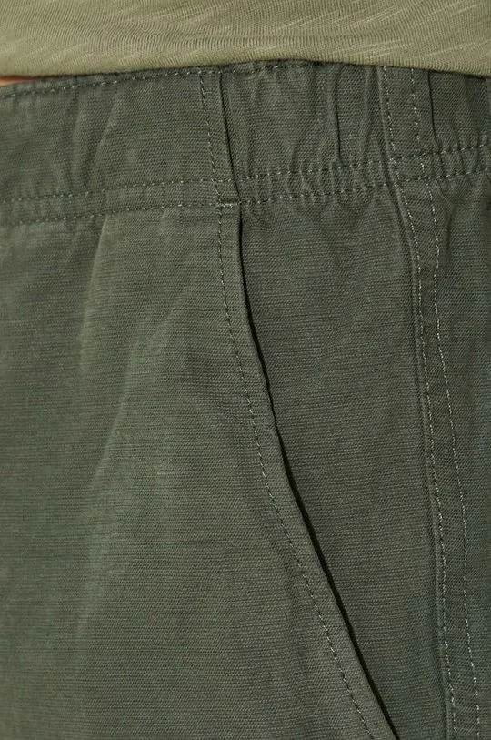 Norse Projects linen blend shorts Ezra Relaxed Cotton green color N35.0614.8022