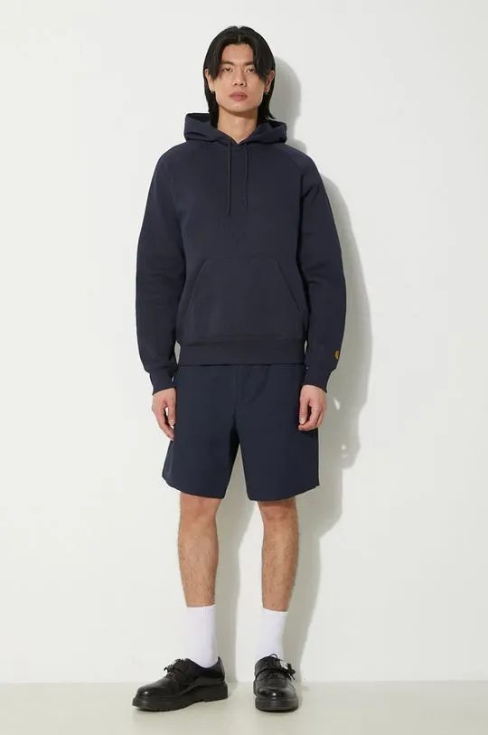 Norse Projects shorts Ezra Relaxed Solotex men's navy blue color N35.0603.7004