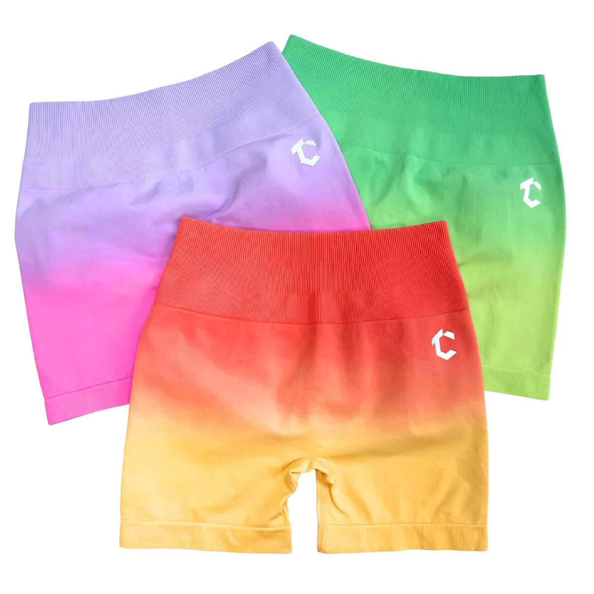 Ombré Biker Shorts