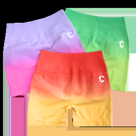 Ombré Biker Shorts