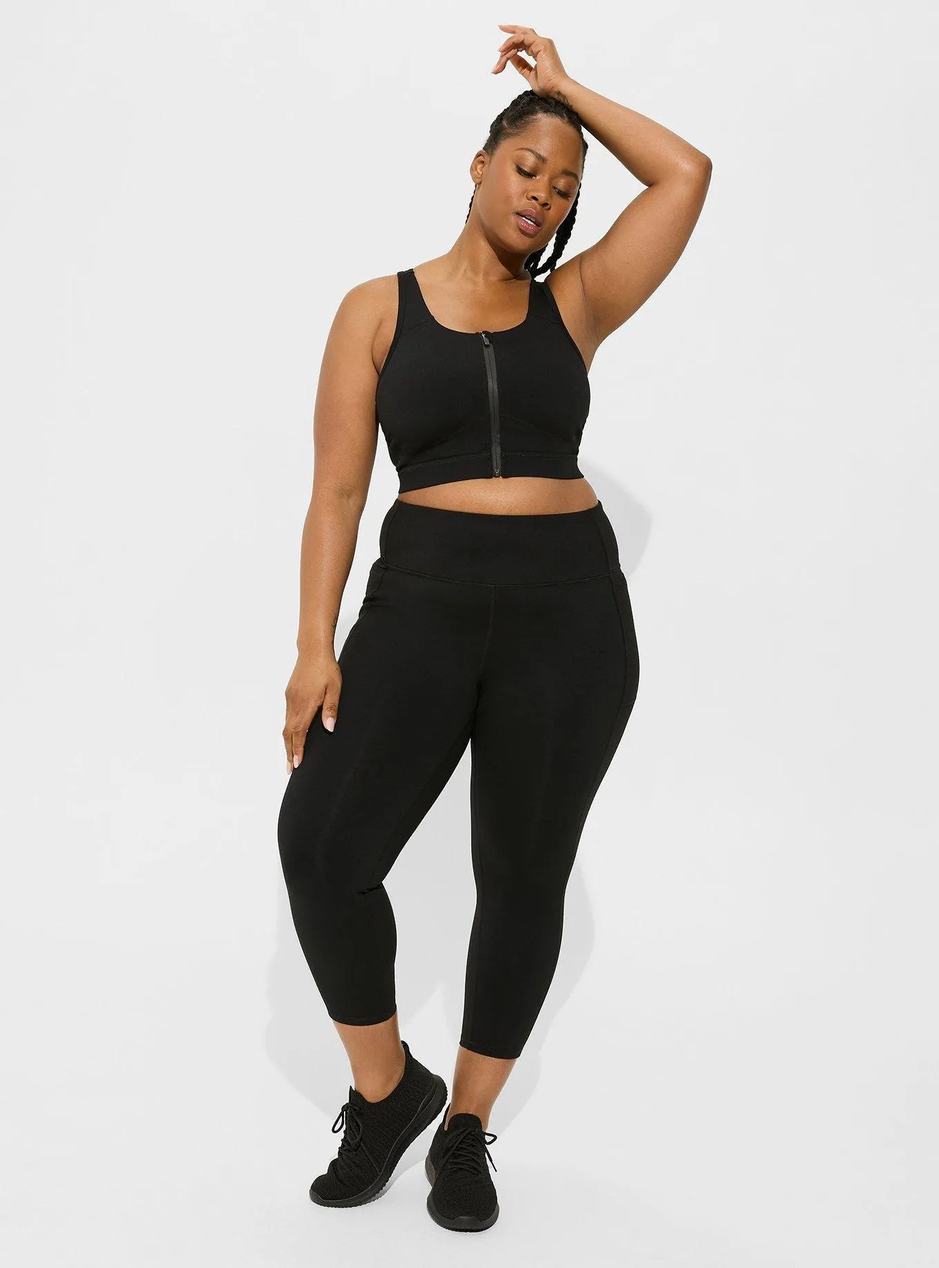 Performance Core Crop Active Legging With Side Pockets