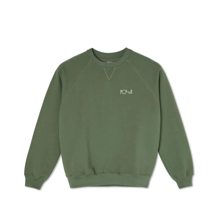 POLAR DEFAULT CREWNECK - OLIVE KHAKI