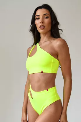 Pole Addict Mesmerised Bottom - Neon Yellow