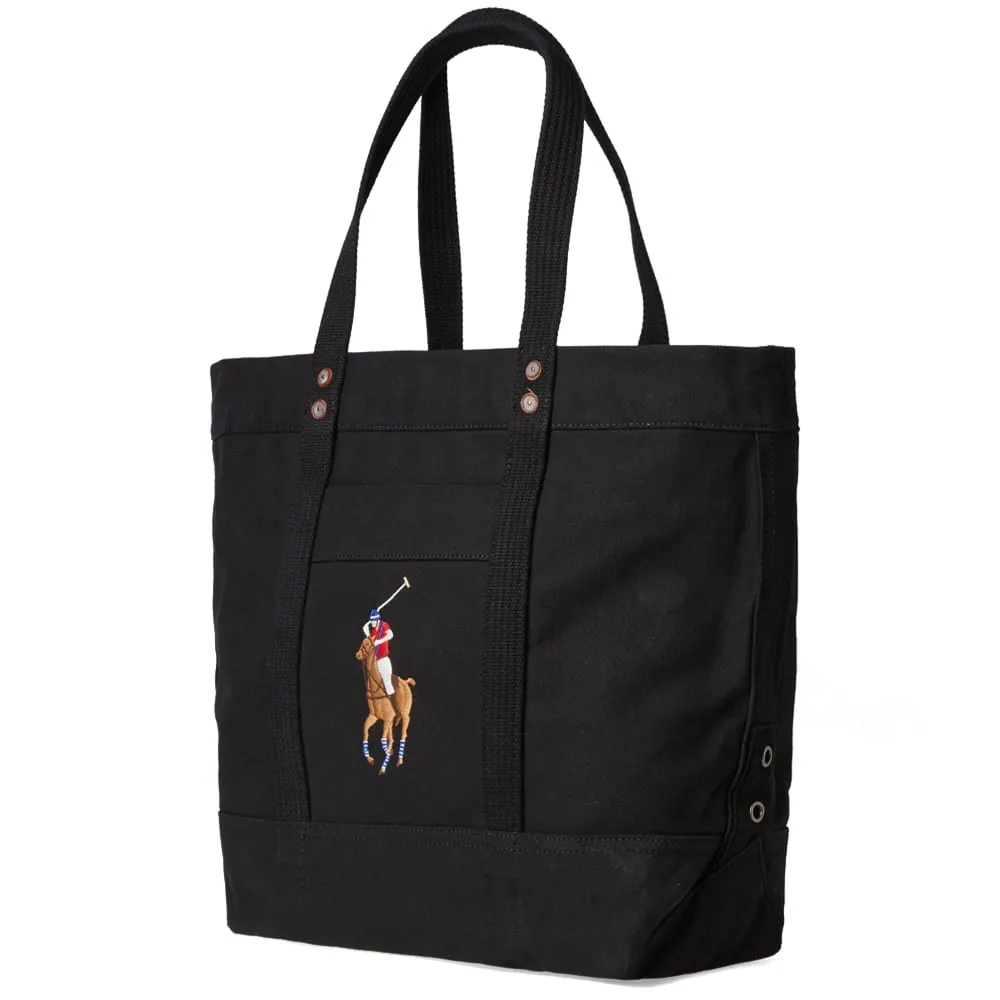 Polo Ralph Lauren Embroidered Tote BagBlack