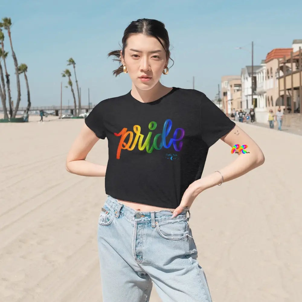 Pride Flowy Crop Top