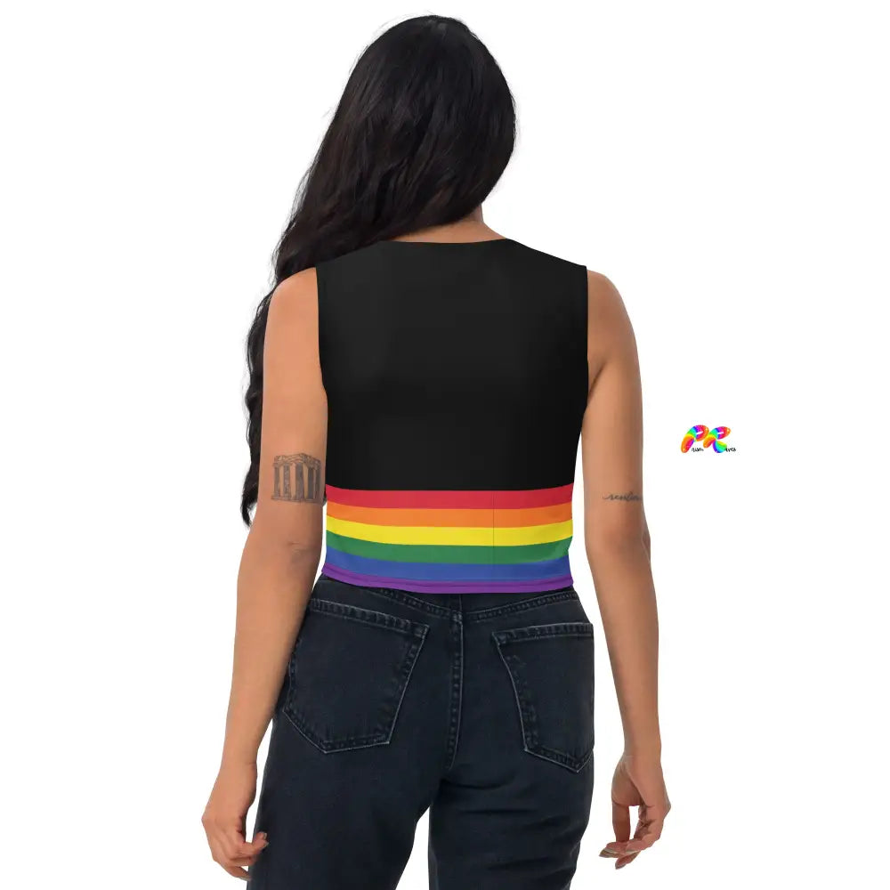 Pride Sleeveless Crop Top