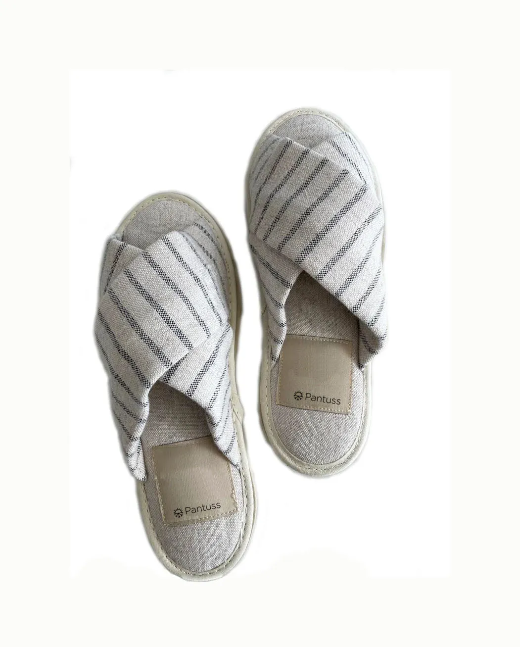 PURE LINEN SLIPPERS