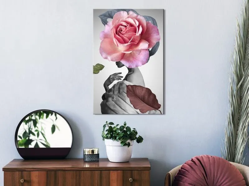 Quadro Rose and Fur (1 Part) Vertical