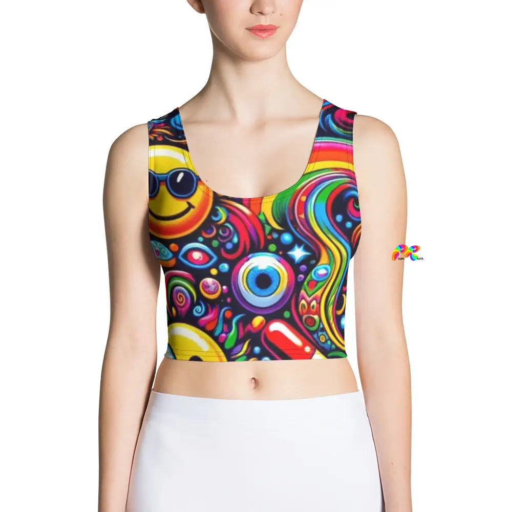 Rave Dreamscape Crop Top