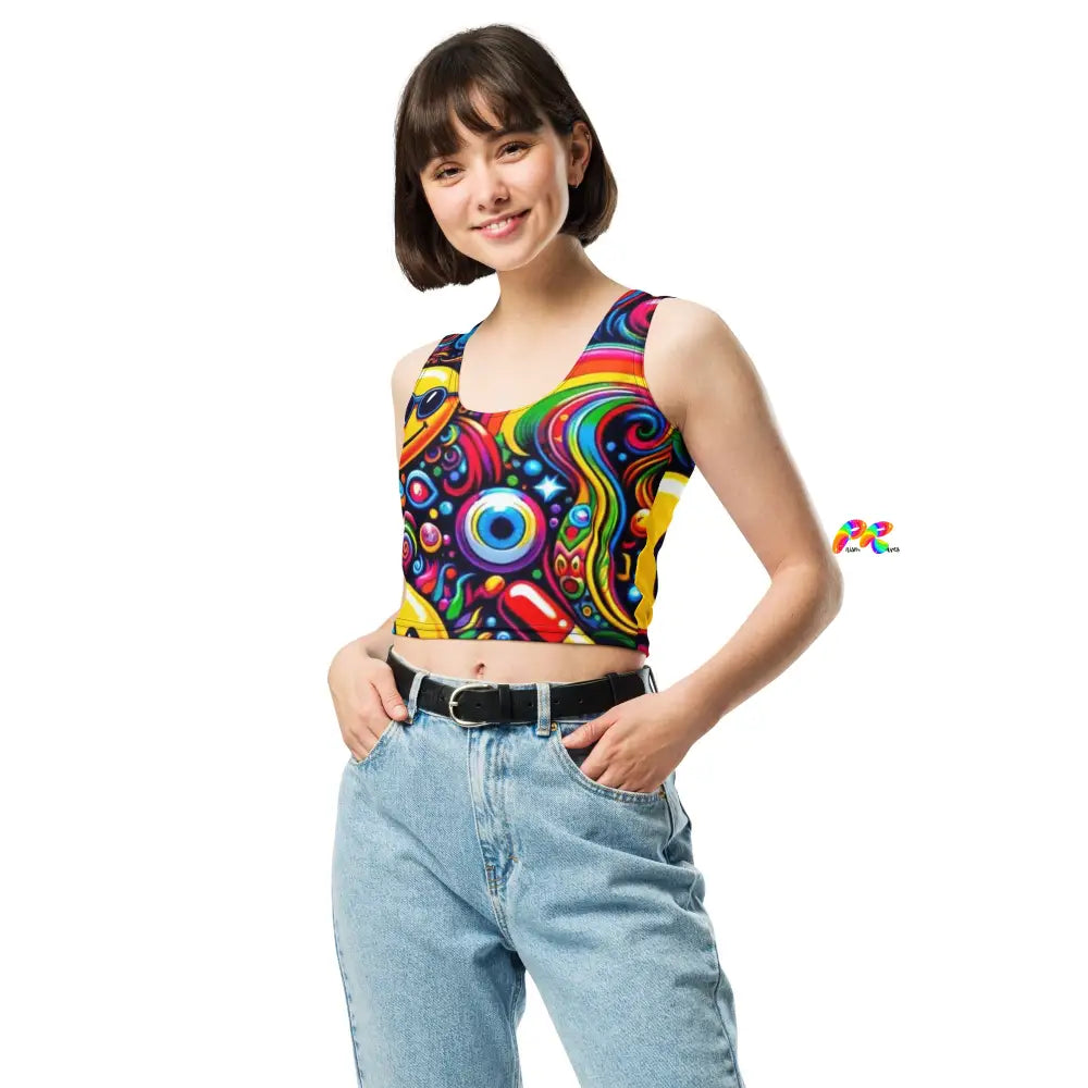 Rave Dreamscape Crop Top