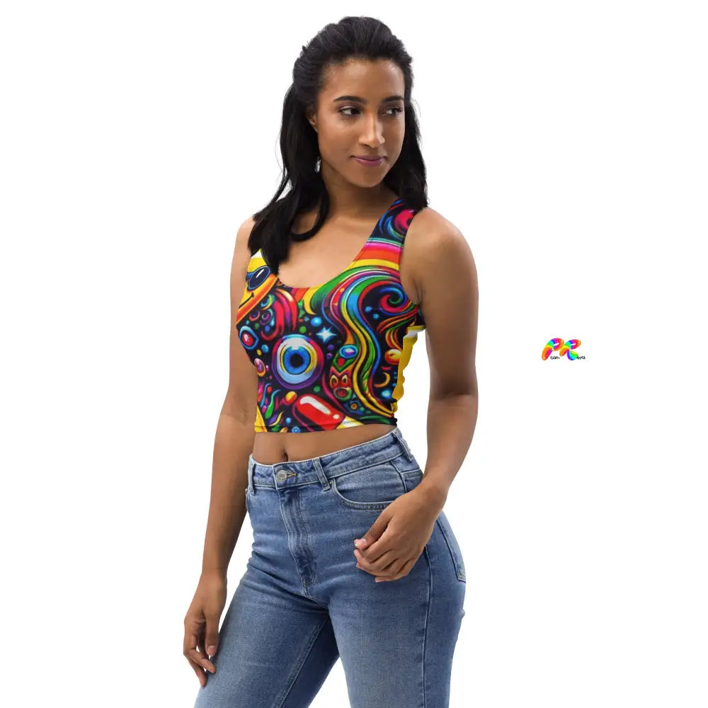 Rave Dreamscape Crop Top