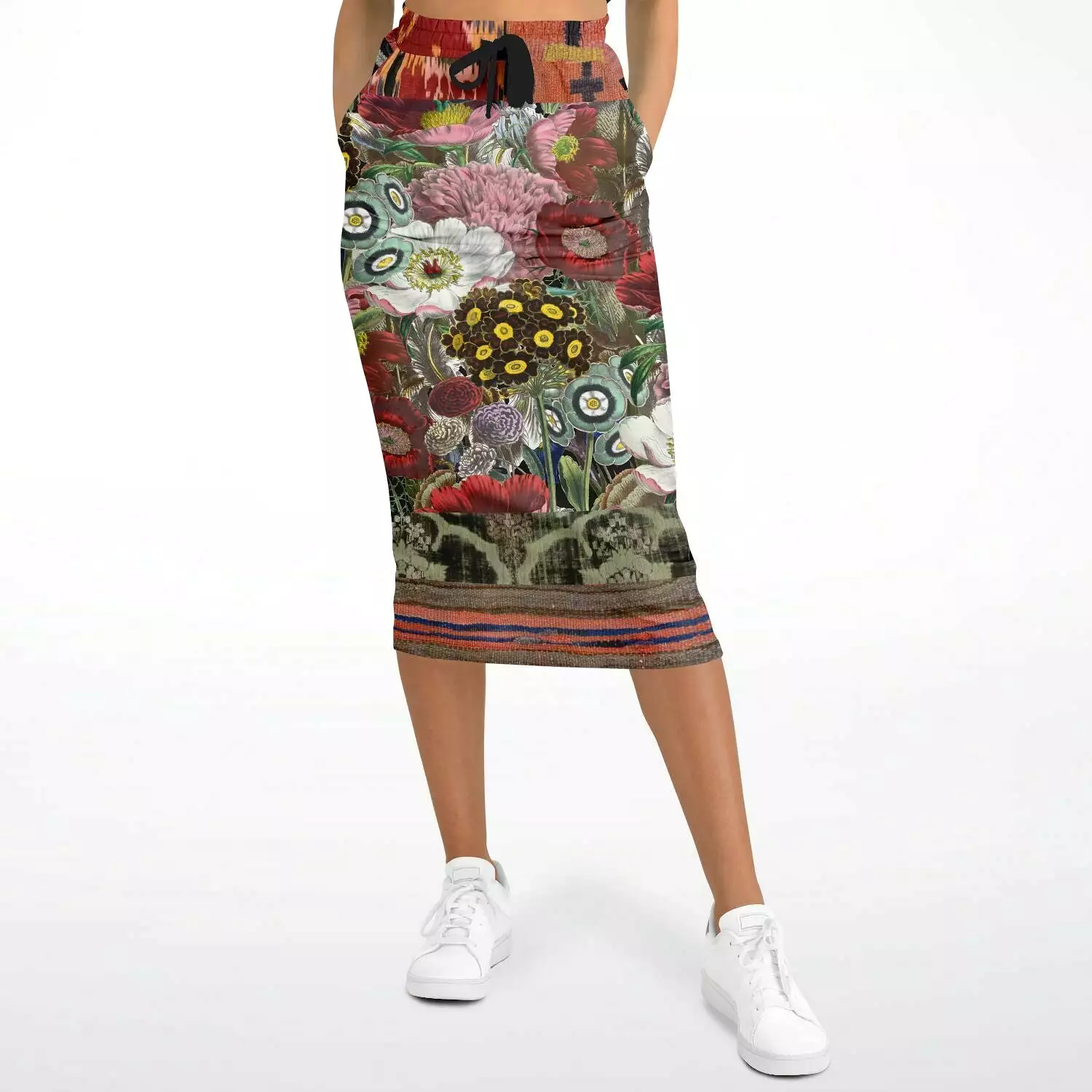 Remembering Woodstock Eco-Poly Long Pocket Skirt