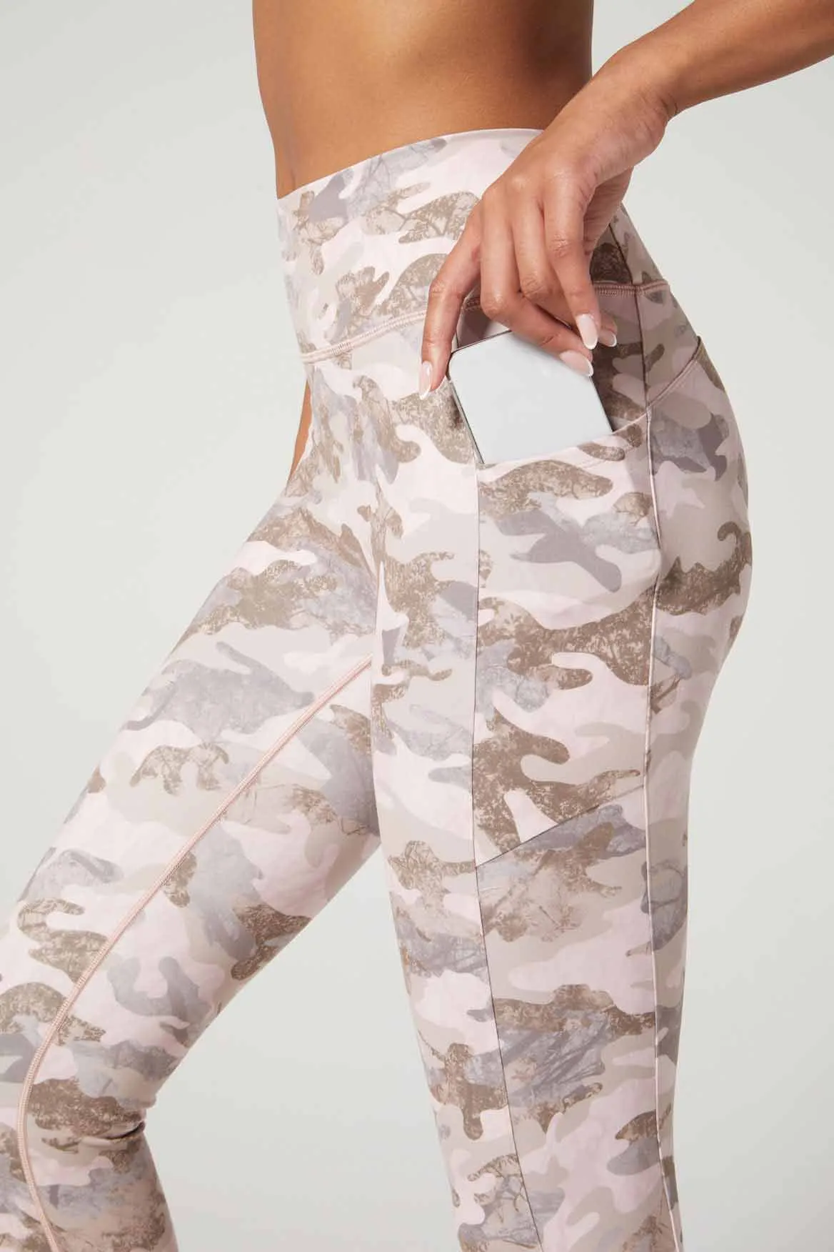 Remi Pocket Legging Cascade Camo Blush