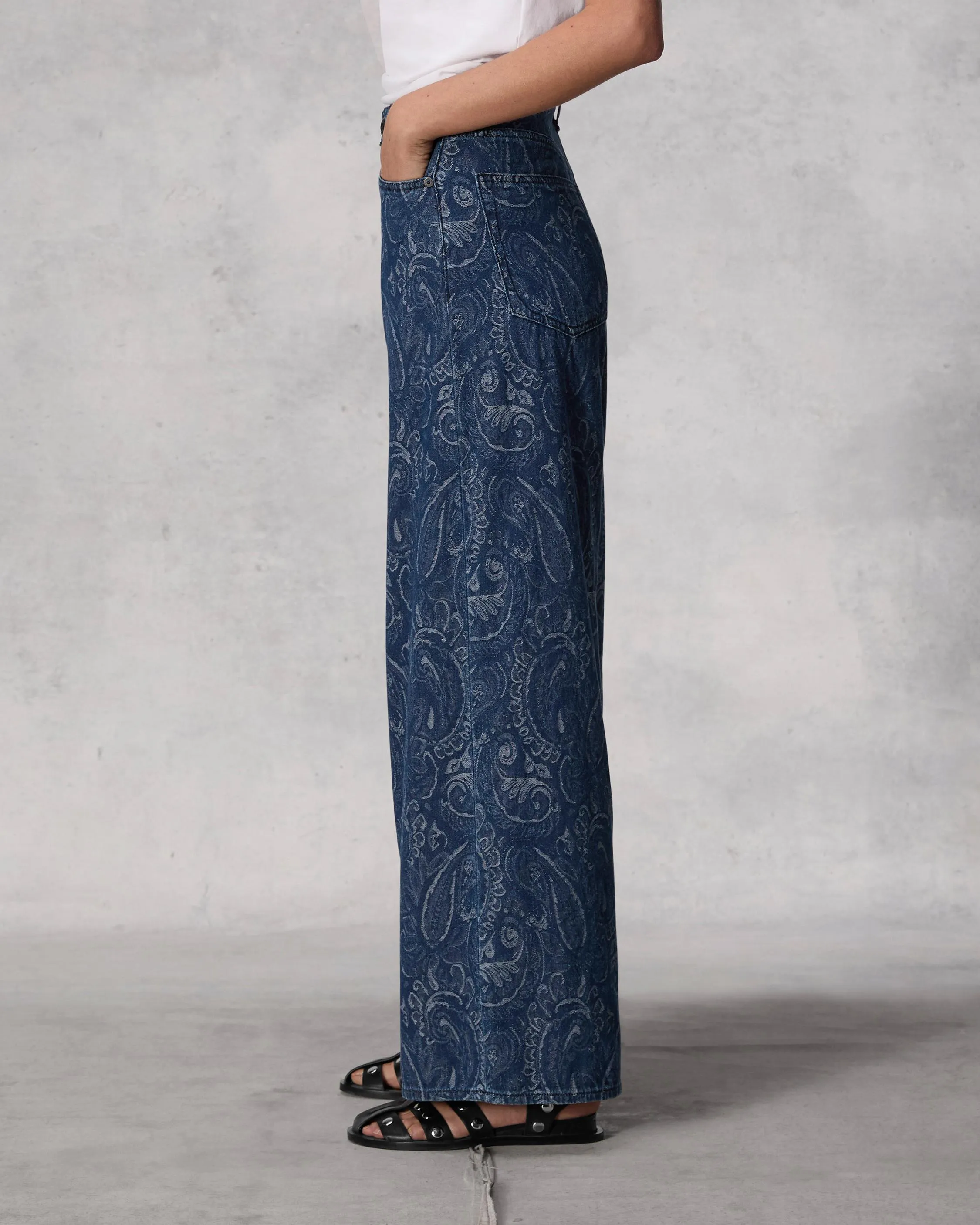 Sofie Ankle Wide-Leg Jean