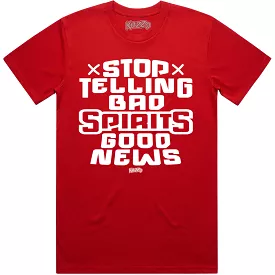 SPIRITS : Red Sneaker Shirt to Match : Sneaker Tees