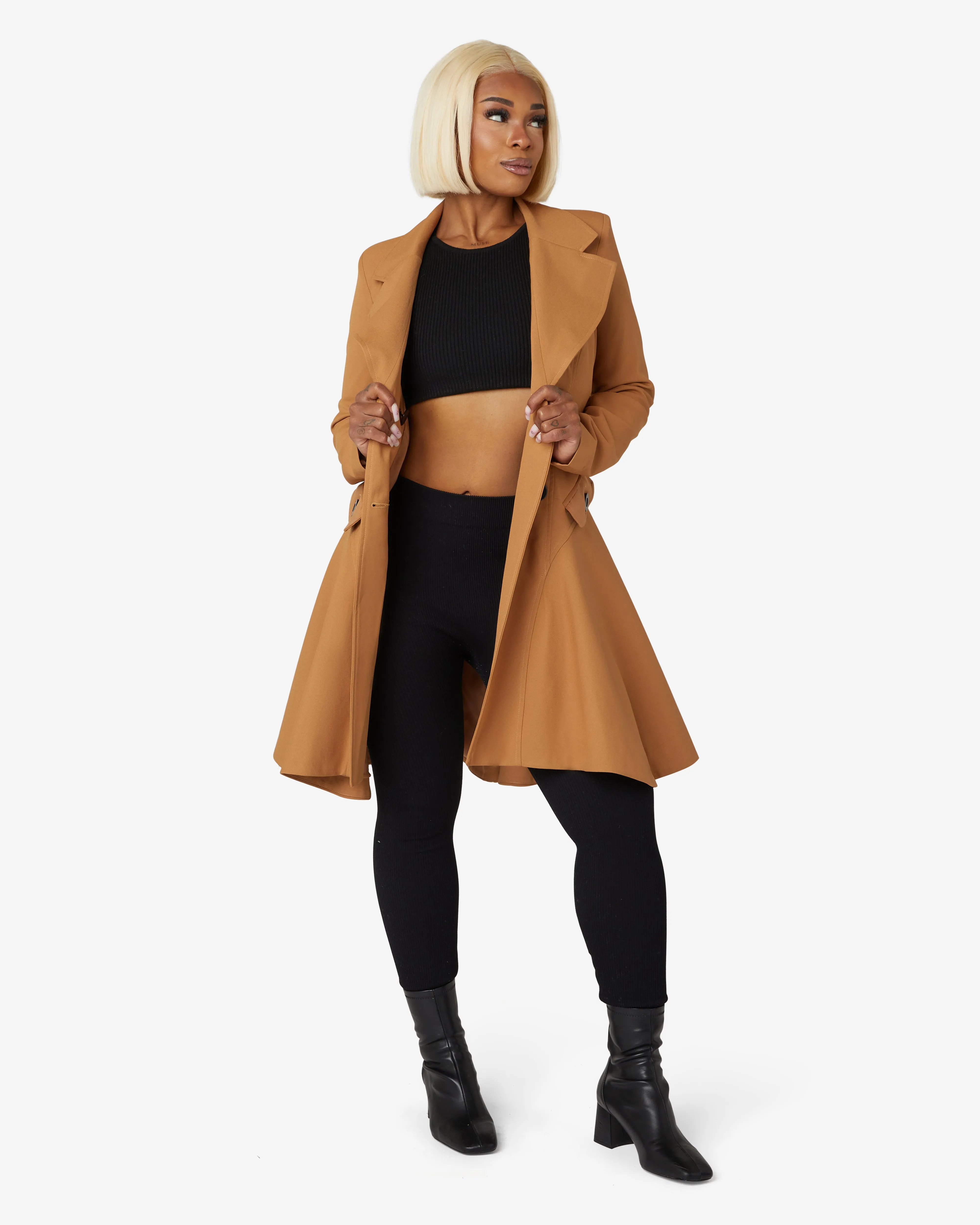 Spring/Summer Double Breasted Skater Coat (1102-SP)