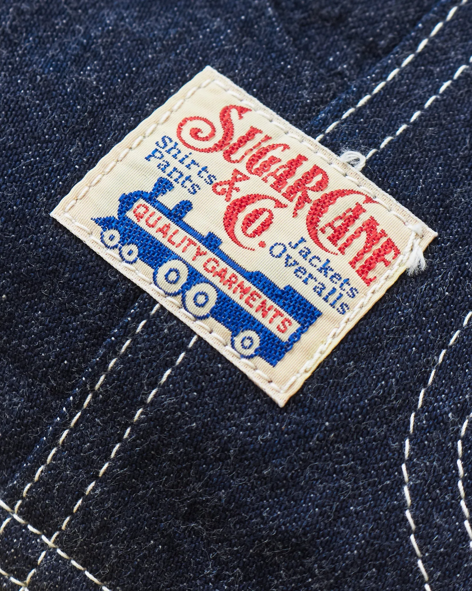 Sugar Cane & Co. 11oz. Blue Denim Work Coat SC15655