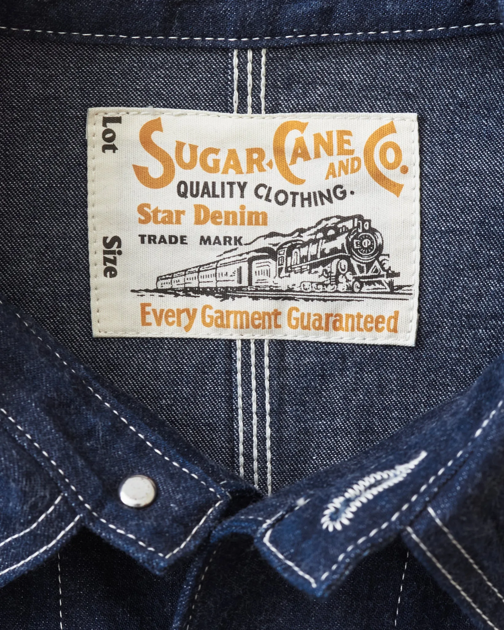 Sugar Cane & Co. 11oz. Blue Denim Work Coat SC15655