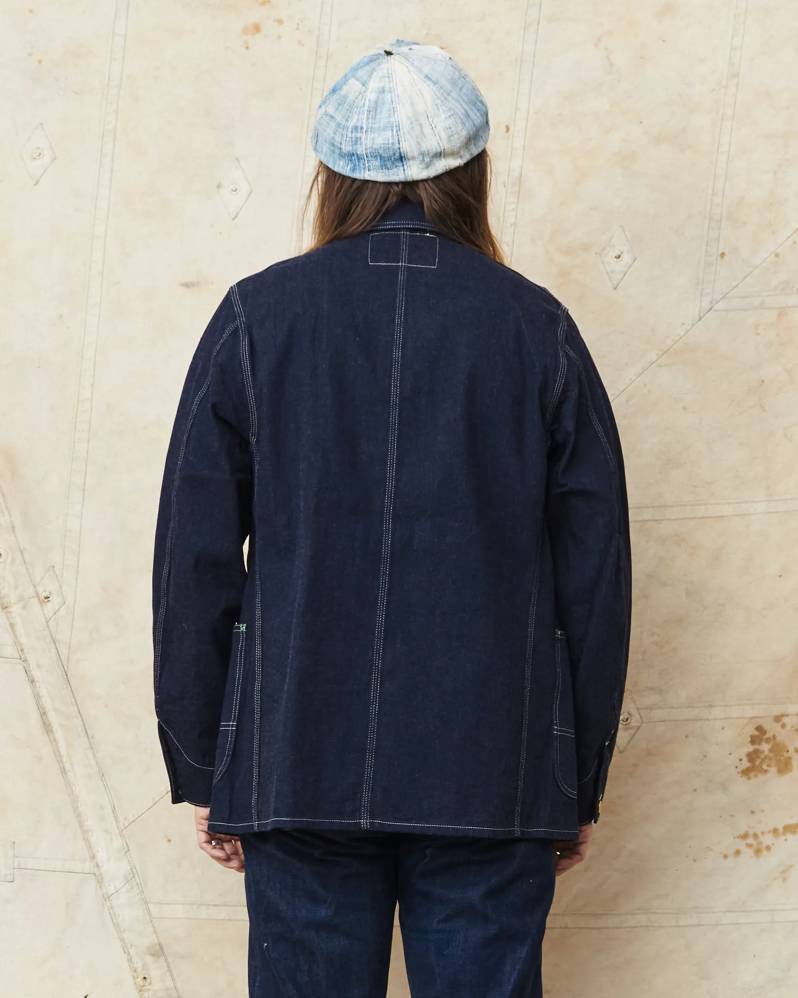 Sugar Cane & Co. 11oz. Blue Denim Work Coat SC15655