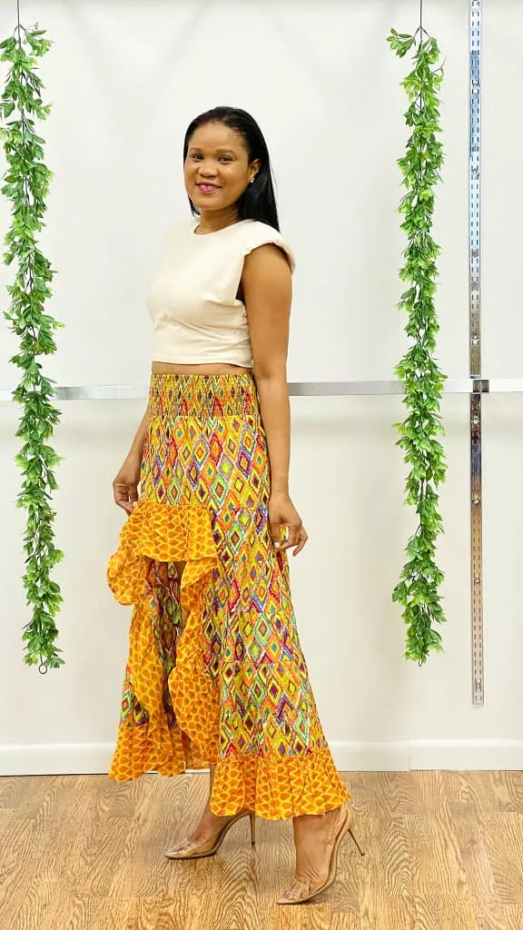 Summer vibes maxi skirt