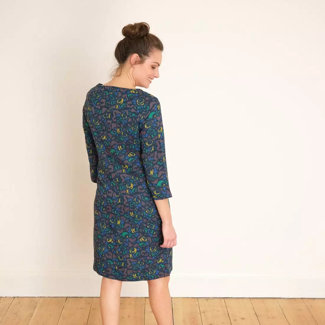 Thea Tencel Shift Dress | Block Print