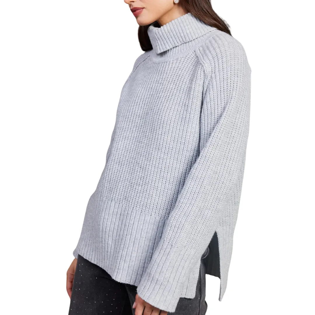 TURTLENECK SWEATER GREY