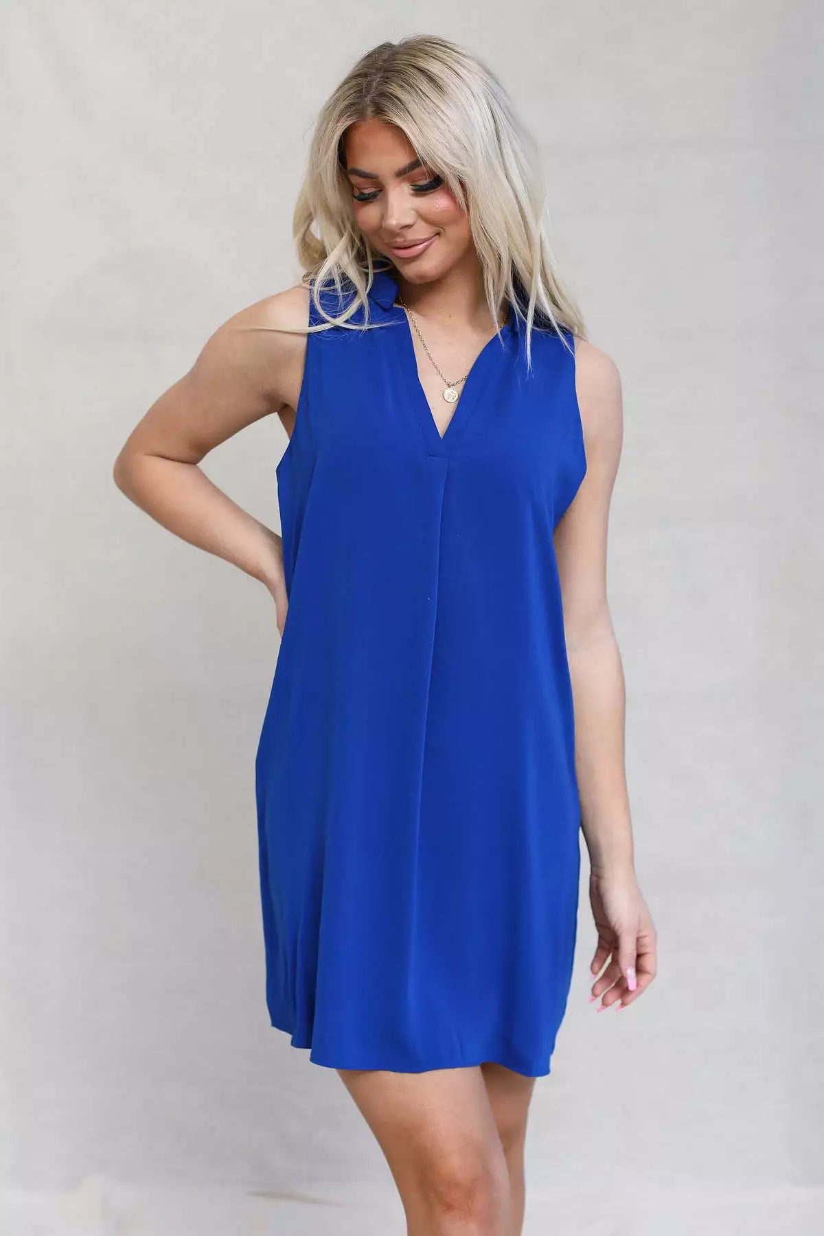 Vicky Sleeveless Shift Dress