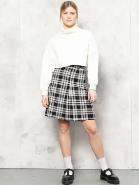 Vintage 90's Preppy Women Schoolwear Skirt