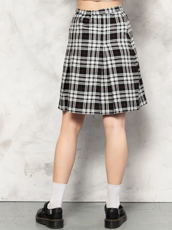 Vintage 90's Preppy Women Schoolwear Skirt